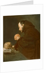 Saint Francis in Prayer by Diego Rodriguez de Silva y Velazquez