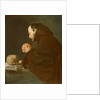Saint Francis in Prayer by Diego Rodriguez de Silva y Velazquez