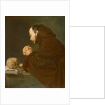 Saint Francis in Prayer by Diego Rodriguez de Silva y Velazquez
