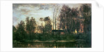 Sunset, Bas-Meudon, 1869 by Charles Francois Daubigny