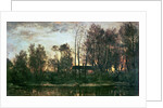 Sunset, Bas-Meudon, 1869 by Charles Francois Daubigny