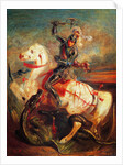 Saint George and the Dragon by Eugene Delacroix