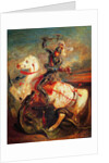 Saint George and the Dragon by Eugene Delacroix