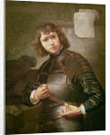 A Young Man in Armour by (attr. to) Rembrandt Harmensz. van Rijn