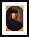 Self Portrait with Hat with Architecture in the Background, 1637 by Rembrandt Harmensz. van Rijn