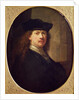 Self Portrait with Hat with Architecture in the Background, 1637 by Rembrandt Harmensz. van Rijn