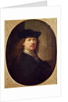 Self Portrait with Hat with Architecture in the Background, 1637 by Rembrandt Harmensz. van Rijn