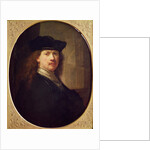 Self Portrait with Hat with Architecture in the Background, 1637 by Rembrandt Harmensz. van Rijn