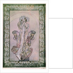 Decorative Panel for Edmond Rostand's 'La Princesse Lointaine' with Sarah Bernhardt, 1890-1910 by Alphonse Marie Mucha