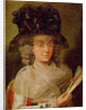 Portrait of the thought to be Duchess of Benaventa by Francisco Jose de Goya y Lucientes