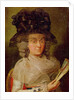 Portrait of the thought to be Duchess of Benaventa by Francisco Jose de Goya y Lucientes