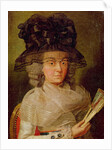 Portrait of the thought to be Duchess of Benaventa by Francisco Jose de Goya y Lucientes