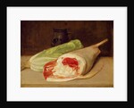 Still Life of a Leg of Lamb by Francisco Jose de (attr. to) Goya y Lucientes