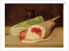 Still Life of a Leg of Lamb by Francisco Jose de (attr. to) Goya y Lucientes