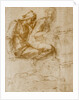 Saint Anne, the Virgin and Child and a study of a nude man by Michelangelo Buonarroti