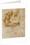 Saint Anne, the Virgin and Child and a study of a nude man by Michelangelo Buonarroti