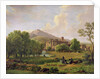 View of the Grottaferrata Monastery, 1844 by Jean Joseph Xavier Bidauld