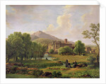 View of the Grottaferrata Monastery, 1844 by Jean Joseph Xavier Bidauld