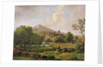 View of the Grottaferrata Monastery, 1844 by Jean Joseph Xavier Bidauld