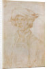 Portrait of Lucas van Leyden, Dutch painter and engraver, 1521 by Albrecht Dürer or Duerer