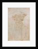 Portrait of Lucas van Leyden, Dutch painter and engraver, 1521 by Albrecht Dürer or Duerer