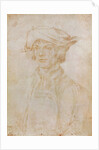Portrait of Lucas van Leyden, Dutch painter and engraver, 1521 by Albrecht Dürer or Duerer
