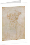 Portrait of Lucas van Leyden, Dutch painter and engraver, 1521 by Albrecht Dürer or Duerer