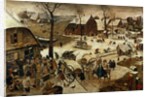 The Payment of the Tithe or The Census at Bethlehem by Pieter the Younger Brueghel