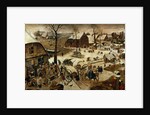 The Payment of the Tithe or The Census at Bethlehem by Pieter the Younger Brueghel