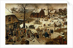 The Payment of the Tithe or The Census at Bethlehem by Pieter the Younger Brueghel