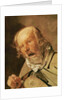 The hurdy-gurdy player by Georges de la Tour