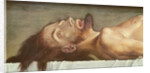 The Body of the Dead Christ, detail of the head, 1521 by Hans Holbein the Younger