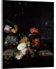 Still Life with Flowers and Insects by Jacob van Walscapelle