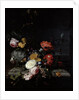 Still Life with Flowers and Insects by Jacob van Walscapelle