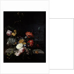 Still Life with Flowers and Insects by Jacob van Walscapelle