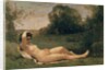Nymph reclining, c.1857-58 by Jean Baptiste Camille Corot