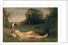 Nymph reclining, c.1857-58 by Jean Baptiste Camille Corot