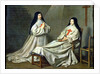 Portrait of Mother Catherine-Agnes Arnauld and Sister Catherine of St. Suzanne Champaigne the artist's daughter, 1662 by Philippe de Champaigne