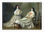 Portrait of Mother Catherine-Agnes Arnauld and Sister Catherine of St. Suzanne Champaigne the artist's daughter, 1662 by Philippe de Champaigne