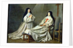Portrait of Mother Catherine-Agnes Arnauld and Sister Catherine of St. Suzanne Champaigne the artist's daughter, 1662 by Philippe de Champaigne
