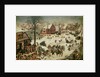 The Census at Bethlehem, 1566 by Pieter the Elder Bruegel