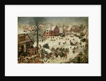 The Census at Bethlehem, 1566 by Pieter the Elder Bruegel