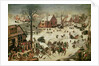 The Census at Bethlehem, 1566 by Pieter the Elder Bruegel