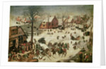 The Census at Bethlehem, 1566 by Pieter the Elder Bruegel