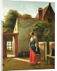 The Servant in the Courtyard, c.1660 by Pieter de Hooch