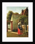 The Servant in the Courtyard, c.1660 by Pieter de Hooch