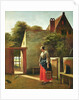 The Servant in the Courtyard, c.1660 by Pieter de Hooch
