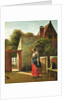 The Servant in the Courtyard, c.1660 by Pieter de Hooch