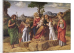 Holy Conversation, stopping before the flight to Egypt, c.1490 by Giovanni Battista Cima da Conegliano