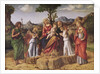 Holy Conversation, stopping before the flight to Egypt, c.1490 by Giovanni Battista Cima da Conegliano